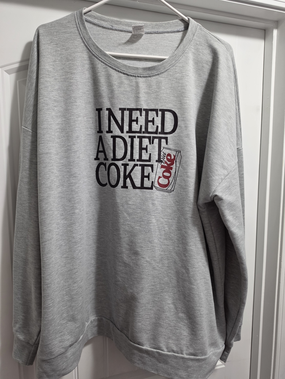 New Lightweight Sweatshirt. Athletic Grey. Oversized.